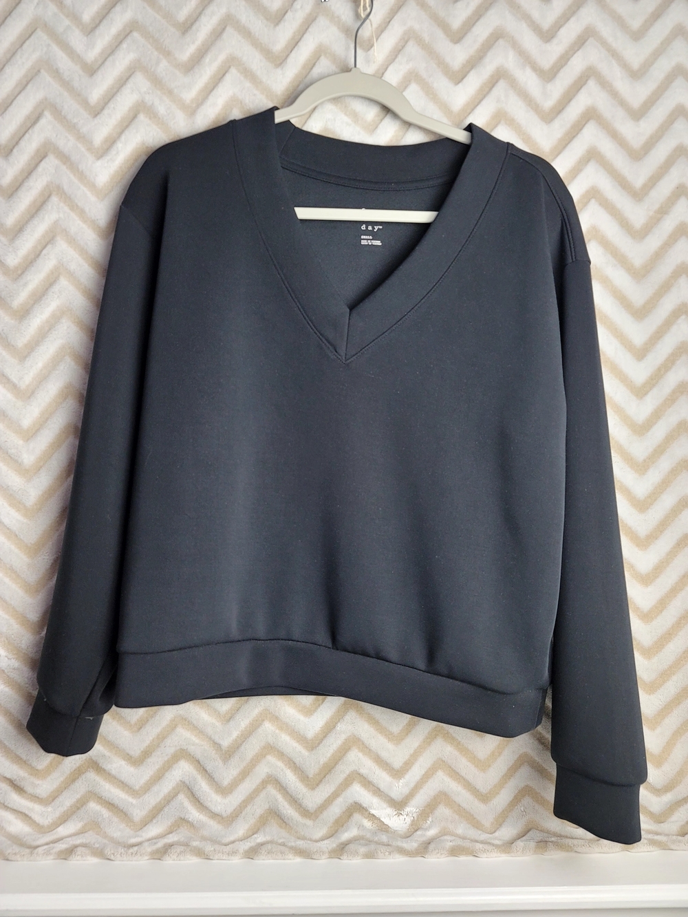 a new day Black V-Neck Women's Sweater